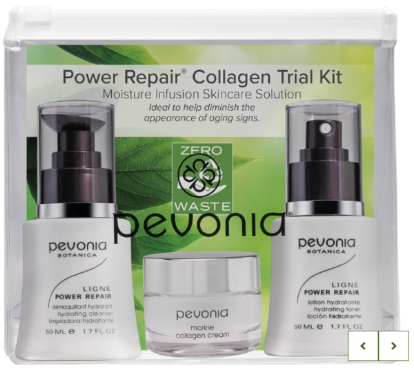 Pevonia Power Repair Collagen Moisture Infusion Skincare Solution Trial Kit