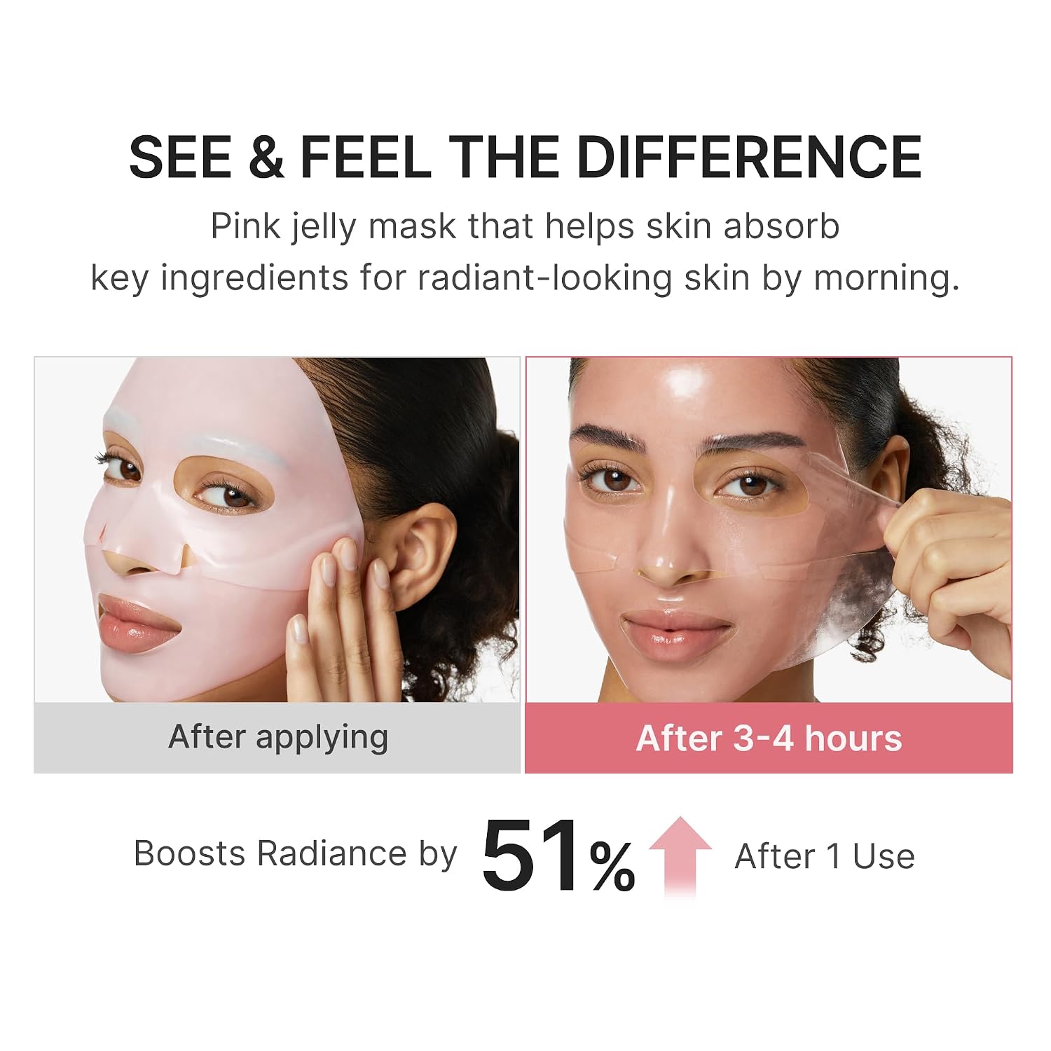 medicube Jelly Gel Mask with Salmon DNA PDRN Pink Collagen - Image 5
